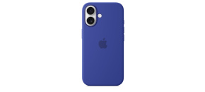 APPLE iPhone 16 Silicone Case with MagSafe - Ultramarine APPLE iPhone 16 Silicone Case with MagSafe - Ultramarine