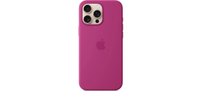 APPLE iPhone 16 Pro Max Silicone Case with MagSafe - Fuchsia APPLE iPhone 16 Pro Max Silicone Case with MagSafe - Fuchsia