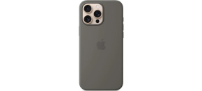 APPLE iPhone 16 Pro Max Silicone Case with MagSafe - Stone Grey APPLE iPhone 16 Pro Max Silicone Case with MagSafe - Stone Grey