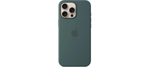 APPLE iPhone 16 Pro Max Silicone Case with MagSafe - Lake Green