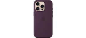 APPLE iPhone 16 Pro Silicone Case with MagSafe - Plum APPLE iPhone 16 Pro Silicone Case with MagSafe - Plum