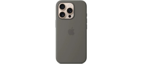 APPLE iPhone 16 Pro Silicone Case with MagSafe - Stone Grey APPLE iPhone 16 Pro Silicone Case with MagSafe - Stone Grey