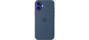 APPLE iPhone 16 Plus Silicone Case with MagSafe - Denim APPLE iPhone 16 Plus Silicone Case with MagSafe - Denim