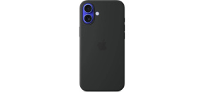 APPLE iPhone 16 Plus Silicone Case with MagSafe - Black APPLE iPhone 16 Plus Silicone Case with MagSafe - Black