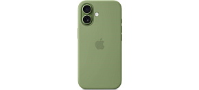 Apple iPhone 17 Silicone Case with MagSafe - Light Moss Apple iPhone 17 Silicone Case with MagSafe - Light Moss