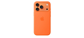 Apple iPhone 17 Pro Silicone Case with MagSafe – Orange Apple iPhone 17 Pro Silicone Case with MagSafe – Orange