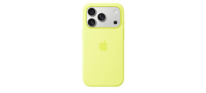 Apple iPhone 17 Pro Silicone Case with MagSafe – Neon Yellow Apple iPhone 17 Pro Silicone Case with MagSafe – Neon Yellow