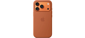 Apple iPhone 17 Pro Silicone Case with MagSafe – Terra Cotta Apple iPhone 17 Pro Silicone Case with MagSafe – Terra Cotta