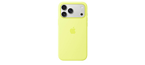 Apple iPhone 17 Pro Max Silicone Case with MagSafe – Neon Yellow Apple iPhone 17 Pro Max Silicone Case with MagSafe – Neon Yellow