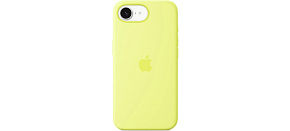 Apple iPhone 16e Silicone Case – Neon Yellow Apple iPhone 16e Silicone Case – Neon Yellow