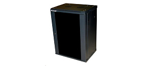 BAZAR - XtendLan 19" nástěnný rozvaděč 12U, šířka 600mm, hloubka 450mm, rozložený, černý - poškozený obal BAZAR - XtendLan 19" nástěnný rozvaděč 12U, šířka 600mm, hloubka 450mm, rozložený, černý - poškozený obal