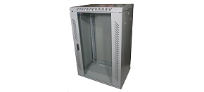 BAZAR - LEXI-Net 19" nástěnný rozvaděč 18U 600x600, nosnost 60 kg, skleněné dveře, svařovaný, šedý - poškozený obal BAZAR - LEXI-Net 19" nástěnný rozvaděč 18U 600x600, nosnost 60 kg, skleněné dveře, svařovaný, šedý - poškozený obal