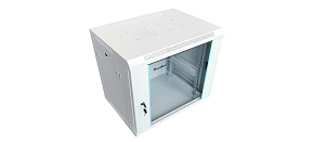 XtendLan 19" nástěnný rozvaděč 12U 600x600, nosnost 60 kg, skleněné dveře, rozložený, šedý XtendLan 19" nástěnný rozvaděč 12U 600x600, nosnost 60 kg, skleněné dveře, rozložený, šedý