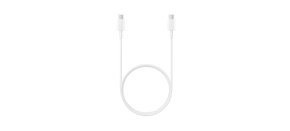 Cable Samsung EP-DA705 - USB cable white - 24 pin USB-C (M) to 24 pin USB-C (M), EU Cable Samsung EP-DA705 - USB cable white - 24 pin USB-C (M) to 24 pin USB-C (M), EU