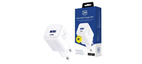 3mk napájecí adaptér Hyper Charger PD 33W GaN QC4+ PPS AFC FCP SCP 1A1C White 3mk napájecí adaptér Hyper Charger PD 33W GaN QC4+ PPS AFC FCP SCP 1A1C White