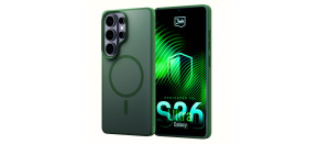 3mk ochranný kryt Smoke MagCase Green pro Samsung Galaxy S26 Ultra