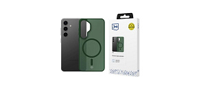 3mk ochranný kryt Smoke MagCase Green pro Samsung Galaxy S24 3mk ochranný kryt Smoke MagCase Green pro Samsung Galaxy S24