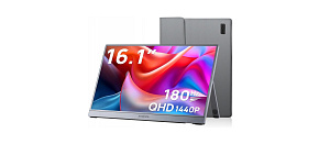 Arzopa Z3FC Portable Monitor 16.1" 180hz IPS 2K 1440P Metal Housing Přenosný monitor + pouzdro Arzopa Z3FC Portable Monitor 16.1" 180hz IPS 2K 1440P Metal Housing Přenosný monitor + pouzdro