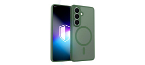 3mk ochranný kryt Misty MagCase Green pro Samsung Galaxy S26 3mk ochranný kryt Misty MagCase Green pro Samsung Galaxy S26