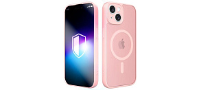 3mk ochranný kryt Misty MagCase Pink pro Apple iPhone 15 3mk ochranný kryt Misty MagCase Pink pro Apple iPhone 15
