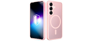 3mk ochranný kryt Misty MagCase Pink pro Samsung Galaxy S25 3mk ochranný kryt Misty MagCase Pink pro Samsung Galaxy S25