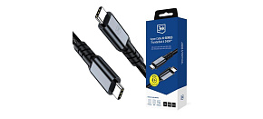 3mk Hyper Cable N-SERIES Thunderbolt 4 2m 48V/5A 40Gb/s 240W 8K60Hz Black 3mk Hyper Cable N-SERIES Thunderbolt 4 2m 48V/5A 40Gb/s 240W 8K60Hz Black
