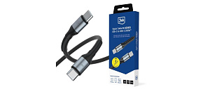 3mk Hyper Cable N-SERIES C to C 1m PD 3.0 QC 3.0 48V/5A 240W Black 3mk Hyper Cable N-SERIES C to C 1m PD 3.0 QC 3.0 48V/5A 240W Black