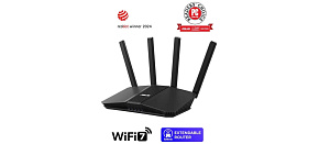 ASUS Router RT-BE58U V2, IPv6, WiFi 7, 1 GB RAM, 1x USB 3.2 Gen, 3600 Mb/s