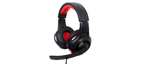 GEMBIRD sluchátka s mikrofonem GHS-U-5.1-01, gaming, 5.1 surround, černo-červená, USB GEMBIRD sluchátka s mikrofonem GHS-U-5.1-01, gaming, 5.1 surround, černo-červená, USB