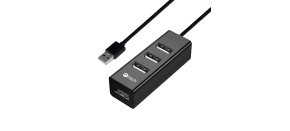 C-TECH USB Hub UHB-U2, 4x USB, černá C-TECH USB Hub UHB-U2, 4x USB, černá