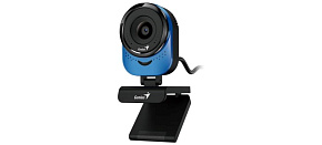 GENIUS webkamera FaceCam 1000X Q, 720p HD, USB, mikrofon, modrá GENIUS webkamera FaceCam 1000X Q, 720p HD, USB, mikrofon, modrá