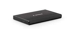 GEMBIRD externí box pro 2.5" zařízení, USB 3.0, broušený hliník, černá GEMBIRD externí box pro 2.5" zařízení, USB 3.0, broušený hliník, černá