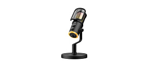 GENIUS streamovací mikrofon MIC-S400U/ USB-C/ USB/ černý GENIUS streamovací mikrofon MIC-S400U/ USB-C/ USB/ černý