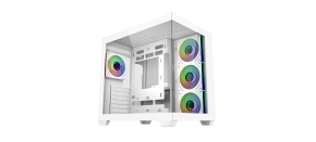 Cooler Master case Elite 681, ATX, Průhledná bočnice, 4x 120mm ARGB Fan, Bílá