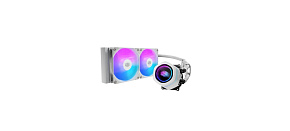 Cooler Master vodní chladič MasterLiquid Core Nex 240, 2x120mm, LGA1851, AM5, bílá Cooler Master vodní chladič MasterLiquid Core Nex 240, 2x120mm, LGA1851, AM5, bílá