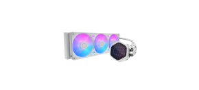 Cooler Master vodní chladič MasterLiquid Atmos II Pixel LED, 3x120mm, LGA1851, AM5, bílá Cooler Master vodní chladič MasterLiquid Atmos II Pixel LED, 3x120mm, LGA1851, AM5, bílá