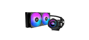 Cooler Master vodní chladič MasterLiquid Core Nex Digital 240 Black ARGB, 2x 120mm, ARGB, LGA1851, AM5, Černá Cooler Master vodní chladič MasterLiquid Core Nex Digital 240 Black ARGB, 2x 120mm, ARGB, LGA1851, AM5, Černá