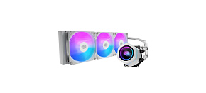 Cooler Master vodní chladič MasterLiquid Core Nex Digital 360 White ARGB, 3x 120mm, ARGB, LGA1851, AM5, Bílá Cooler Master vodní chladič MasterLiquid Core Nex Digital 360 White ARGB, 3x 120mm, ARGB, LGA1851, AM5, Bílá