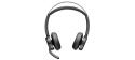 Poly Voyager Focus 2 – Bezdrátová stereo náhlavní souprava s ANC a nabíjecím stojánkem