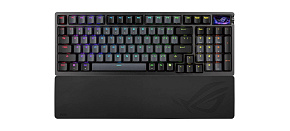ASUS klávesnice ROG Azoth 96 HE, Mechanická, Bezdrátová, BT, RF 2.4GHz, US, černá ASUS klávesnice ROG Azoth 96 HE, Mechanická, Bezdrátová, BT, RF 2.4GHz, US, černá