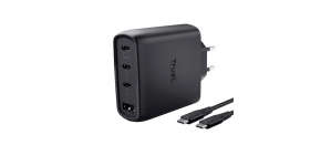 TRUST GaN Nabíječka MAXO 65W, 3xUSB-C,1xUSB-A, černá