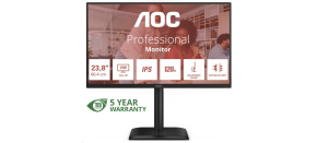AOC MT 23,8" 24E4U - 1920x1080,IPS,120Hz,1xVGA,1xHDMI,1xDP,USBhub,Repro,Pivot
