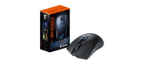 BAZAR GIGABYTE Herní myš Aorus M6, Bezdrátová 2.4GHz, USB-C, černá (ROZBALENO)