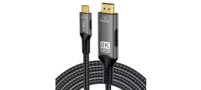 PremiumCord USB-C na HDMI kabel 2m rozlišení obrazu 8K@60Hz,4K@144Hz Aluminium PremiumCord USB-C na HDMI kabel 2m rozlišení obrazu 8K@60Hz,4K@144Hz Aluminium