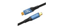 PREMIUMCORD USB4 kabel 80 Gbps, 16K@60 Hz, 240 W, rovný, 1,5 m