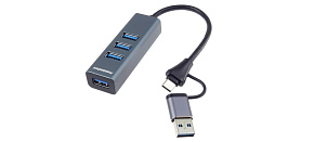 PremiumCord Hub 5G SuperSpeed, USB-C a USB-A na 4x USB-A 3.2 Gen 1 PremiumCord Hub 5G SuperSpeed, USB-C a USB-A na 4x USB-A 3.2 Gen 1