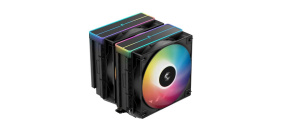 DEEPCOOL CPU Chladič AG620 BK ARGB V2, 2x120mm, LGA1851, AM5, černá