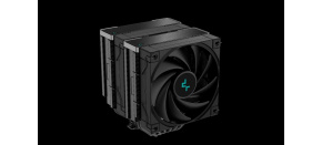 DEEPCOOL CPU Chladič AK620 ZERO DARK, 2x120mm, LGA1851, AM5, černá