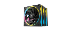 DEEPCOOL Ventilátor FL12 SE 3v1, 3x120mm, ARGB, černá