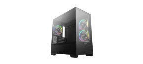 DEEPCOOL Case CG380 3F, mATX, ARGB, Průhledná bočnice, 3x120mm Fan, černá DEEPCOOL Case CG380 3F, mATX, ARGB, Průhledná bočnice, 3x120mm Fan, černá